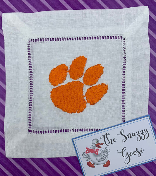Tiger Paw Cocktail Napkins